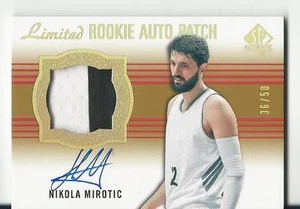 2014/15 SP Authentic Nikola Mirotic Auto Patch /50 Autograph - Picture 1 of 1