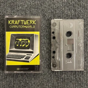 Kraftwerk Computer World Cassette Tape 1988 Warner Bros. Reissue Dolby HX Pro - Picture 1 of 5