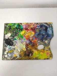 Wunderschöne alte Malerpalette - Bild 1 von 10