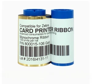 800015-106 Golden Belt passend für Zebra P300 P310i P320i P330i Drucker 1000Druck - Bild 1 von 5