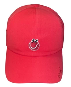 Lululemon BALLER HAT GRAPHIC CARNATION RED One Size Adjustable Back New with Tag - Picture 1 of 19