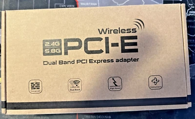 EP-9619 600M Dual Band PCI-E Wireless Network Card+4.0 Bluetooth-compatible [B] - Image 1 of 4