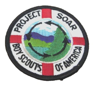 Parche de campamento vintage Boy Scouts America BSA Project Soar - Imagen 1 de 3