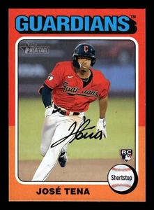 2024 Topps HERITAGE JOSE TENA COLOR SWAP VARIATION GUARDIANS RC #227 B - Picture 1 of 2