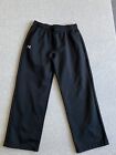 Under Armour Pant Mens Large Black Fleece Lined Athletic Track Joggers Sweats UA