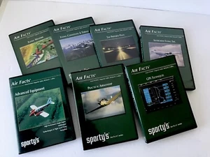 Lot of 7 Sporty's Air Facts DVD Pilot Techniques Safety Guide Training Flying - Imagen 1 de 18