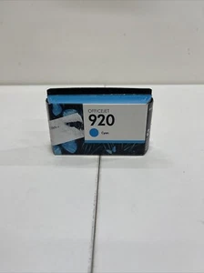 HP 920 Cyan Ink Cartridge CH634AN Genuine New Expires Feb 2014 - Picture 1 of 3