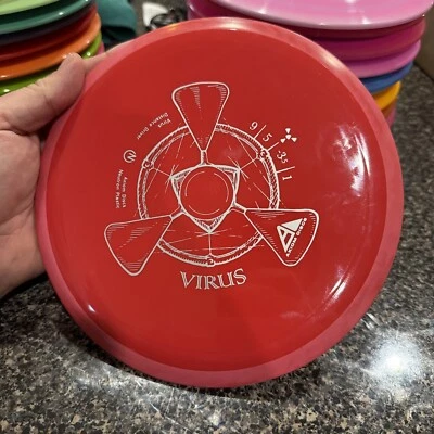 Axiom Disc Golf Neutron Virus Distance Driver Red - 171g - Image 1 of 4