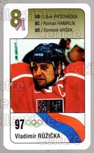 1998-99 Czech Bonaparte National Team #8A Vladimir Ruzicka