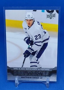 2023-24 Upper Deck Series 1 Debut Dates Matthew Knies #DD-18 Rookie RC - Picture 1 of 2