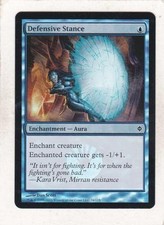 Magic MTG: Foil: New Phyrexia: Defensive Stance