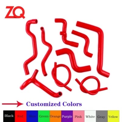 For Volkswagen Golf 3 GTI 8V 115HP 1992-1998 Red Silicone Radiator Coolant Hose - Imagem 1 de 4