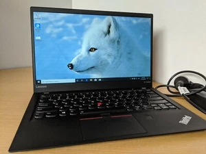 Lenovo Thinkpad X1 Carbon 14" Gen 5 FHD IPS i5-6300U 8GB RAM 256GB NVMe Win10 4G - Picture 1 of 7