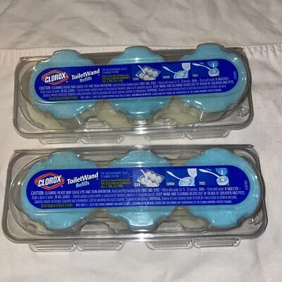 Clorox туалетная палочка заправки упаковка из 6 для одноразовой системы лот из 2 датированный 2003 - Изображение 1 из 4