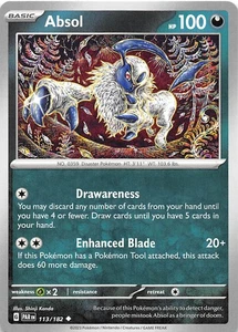 Absol 113/182 SV04 Paradox Rift Pokemon 007774 - Picture 1 of 2