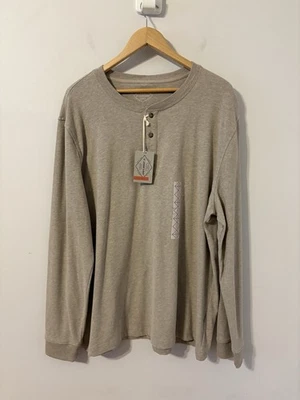St John's Bay Legacy Henley Shirt XL NWT Soft Knit Casual Top Layering - Image 1 of 4