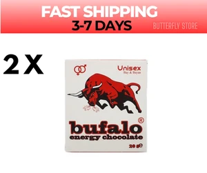 ⭐SCHNELLER VERSAND⭐ 2X Bufalo Energy Schokolade Unisex Sex Männer Damen 18 Gramm - Bild 1 von 2