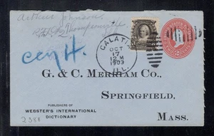 1903 registriert (#306) - Galatien, Illinois bis zur Messe (Webster's Dictionary) - Bild 1 von 2