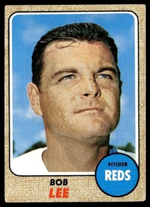 1968 Topps Bob Lee en muy buen estado+ Cincinnati Reds #543 - Imagen 1 de 2