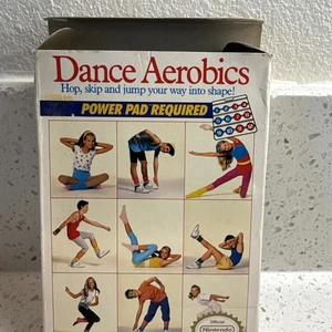 Vintage Dance Aerobics (Nintendo Entertainment System, 1989) en caja con manual - Imagen 1 de 3