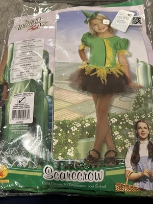 NUEVO CON ETIQUETAS Mago de Oz Espantapájaros Tutú Halloween Mediano 8-10 Disfraz para Niño por Rubíes Foto 1 de 4