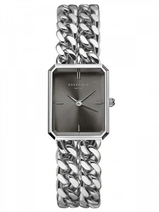 Rosefield SGSSS-O78 Damenuhr Studio Double Chain silberfarben, graues Zifferblat - Picture 1 of 1