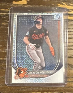2025 Bowman JACKSON HOLLIDAY Mega Box MOJO PARALLEL #77 ORIOLES 622y - Picture 1 of 2