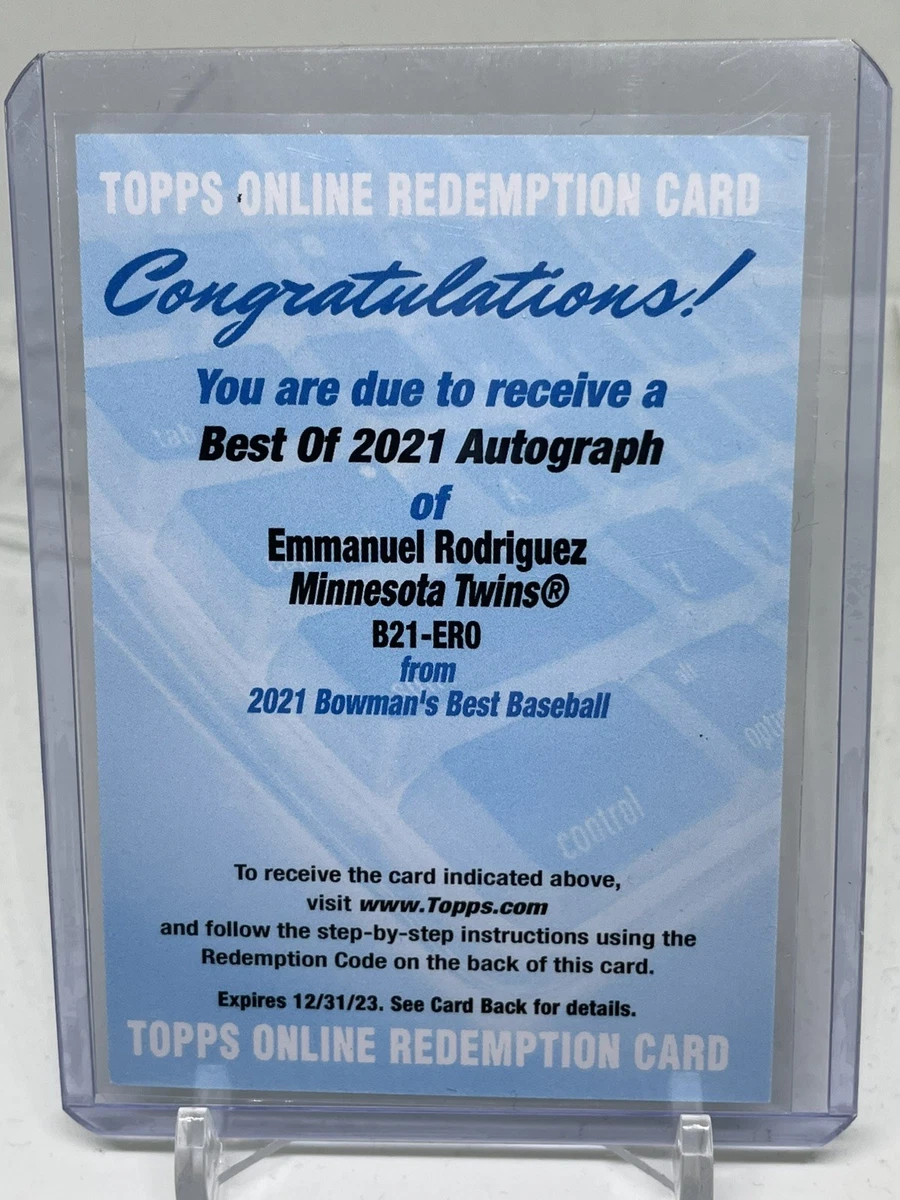 Baseball Card Auto Redemption | eBay
