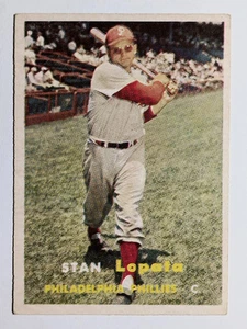 1957 Topps #119 Stan Lopata (VGEX) - Imagen 1 de 2