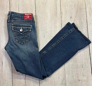True Religion Becky Jeans Size 27x30 Medium Wash Bootcut - Picture 1 of 13