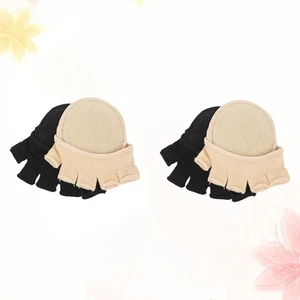  2 Pairs Invisible Heelless Five Toe Floor Socks Short Fingerless Half Socks for - Picture 1 of 12