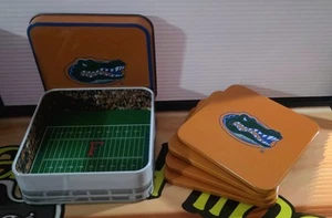 Florida Gators Coasters Set of 4 Cork NCAA Licensed Coasters - Picture 1 of 3