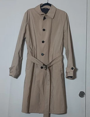 Gabardina Allegri Milano Chic S Grande Sgl Pecho Cinturón Beige Mujer Foto 1 de 4