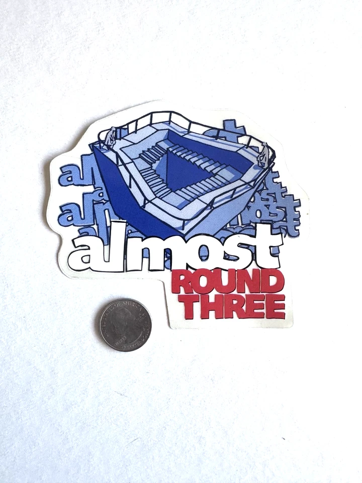 Almost Skateboards Round Three sticker. - Image 1 of 1