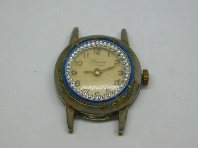Reloj analógico vintage para mujer Lucerna 17 joyas hecho en Suiza cuerda para reparaciones Foto 1 de 4