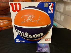 Devin Booker Autographed Basketball - Signed Wilson Phoenix Suns Logo AUTO +COA - Picture 1 of 13
