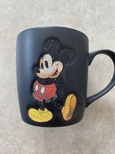 Disney Tasse Micky Maus Disneyland Paris Glitzer Schwarz Mickey Maus Micky Mouse