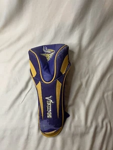 NFL Minnesota Vikings Golf Vintage Driver Head Cover Well Worn - Picture 1 of 7