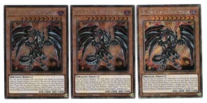 3x Red-Eyes Darkness Metal Dragon - (RA03-EN212 - 1st - Platinum Secret Rare) NM - Foto 1 di 1
