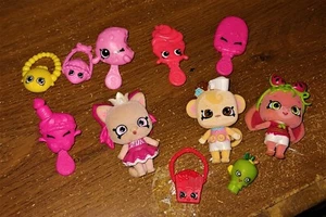 3 SHOPKINS Estilo Salvaje Flocado 3" Mascotas y Acceso Katerina Gato Mono Melanie Lúpulo - Imagen 1 de 1