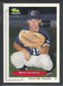 1991 Classic Best Minor Leagues - #17 - Brad Ausmus - Prince William Cannons