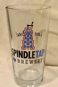 SpindleTap Brewery Love You Brew Beer Glass Houston Oilers Texas Derrick - Picture 1 of 6
