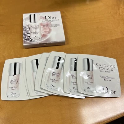 Dior Capture Totale Cell Energy супермощная сыворотка пробники пакеты 0,03 унц набор X 7 - Изображение 1 из 2