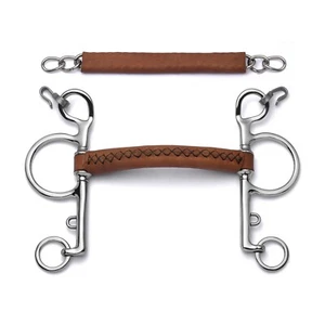 Cavalon Pelham Soft Leather Curb Bit - Picture 1 of 2