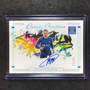 2023-24 Impeccable Soccer MYKHAILO MUDRYK Canvas Creations Auto Silver 12/25 - Picture 1 of 1