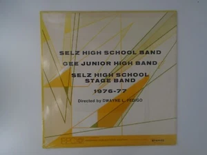 1976-77 Selz High School Band Gee Junior High Pilot Point Texas still sealed - Picture 1 of 1