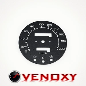 Honda VT 1100 C 1995-2000 KM/H Replacement Instrument Cluster Black Gauge Faces - Picture 1 of 1