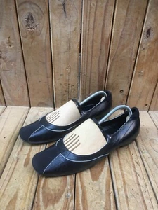 PRADA Ballerina women's Leather /suede Casual Flat shoes Uk 6 EUR 39 C US 9 - Picture 1 of 20