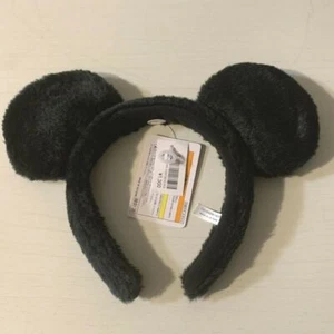 Tokyo Disney Resort Headband Mickey Mouse Black Vintage With Tag Very RARE TDR - Picture 1 of 12