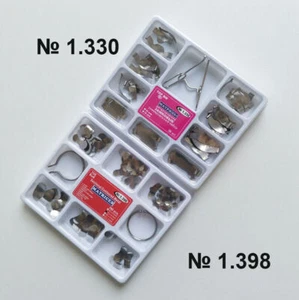 Dental Sectional Contoured Matrices Matrix Ring Clamp Wedges springclip TOR VM - Picture 1 of 22